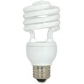Satco CFL Spiral Bulb T2, 18W, 1140 Lumens, 36/CT, White PK SDNS6271CT